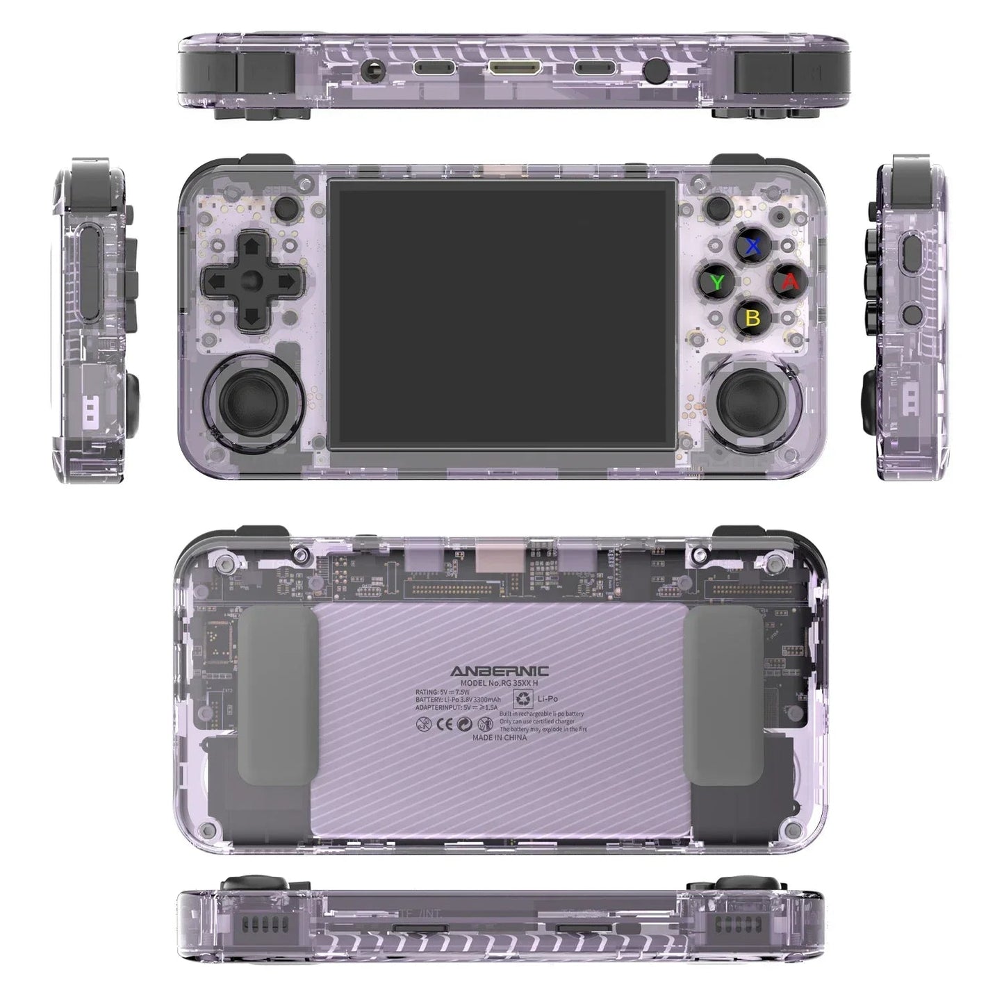 Consola Portátil Retro ANBERNIC RG35XX H – 3.5” IPS, HDMI, Linux, Regalo para Niños y Gamers  Rusoft Innovation