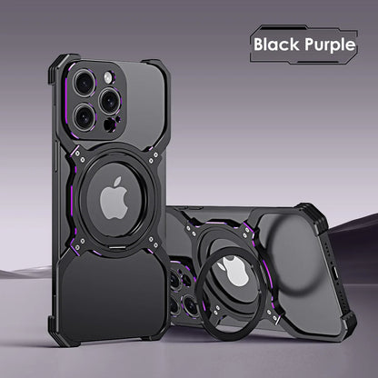 Funda Magnética 360° de Metal – Soporte y Protección para iPhone 13/14/15 Pro Max  Rusoft Innovation