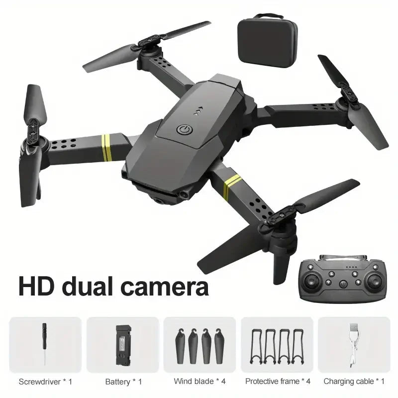 E88/E58 Professional Wide Angle RC Dron HD 4K Camera Mode Foldable Helicopter Aircraft Quadcopter Drone Kid Gift Toys  Rusoft Innovation