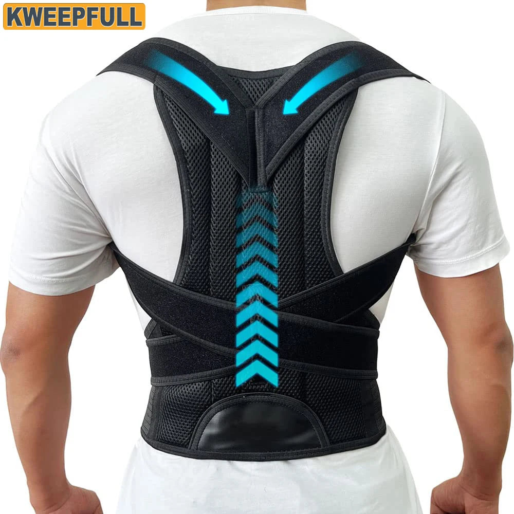 Corrector de Postura Ajustable para Espalda – Enderezador Ergonómico para Hombres y Mujeres, Corrección de Escoliosis y Joroba  Rusoft Innovation