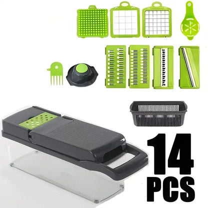 ProChef 16 en 1 Cortador y Rallador Multifuncional  Rusoft Innovation