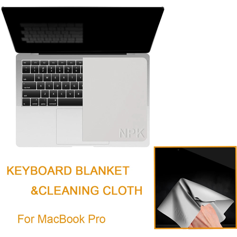 Cubierta Protectora de Microfibra Antipolvo para Teclado y Pantalla de Laptop – Paño de Limpieza Compatible con MacBook Pro 13/15/16 Pulgadas  Rusoft Innovation