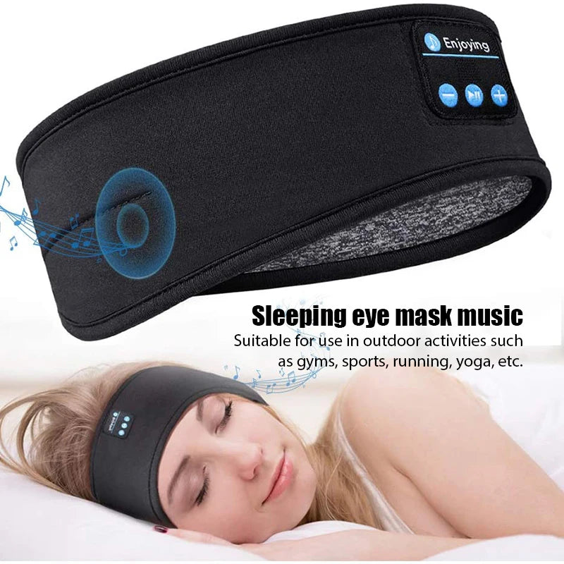Auriculares Bluetooth Deportivos y para Dormir con Diadema Elástica 2 en 1  Rusoft Innovation