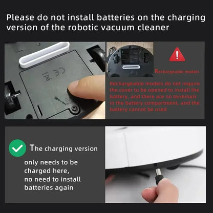 2025 Auto Robotic Vacuum - USB Rechargeable 2-in-1 Sweep & Vacuum - Mini Smart Cleaner for Home & Office  Rusoft Innovation