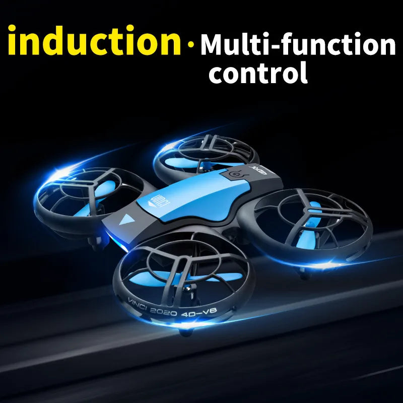 Drone V8 Mini 4K con Cámara HD 1080P Gran Angular – WiFi FPV, Altura Estable y Diseño Plegable para Niños y Principiantes  Rusoft Innovation