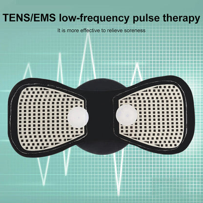 Masajeador de Cuello Eléctrico EMS Mini – Parches de Masaje Cervical y Espalda 8 Modos para Alivio de Fatiga Muscular  Rusoft Innovation