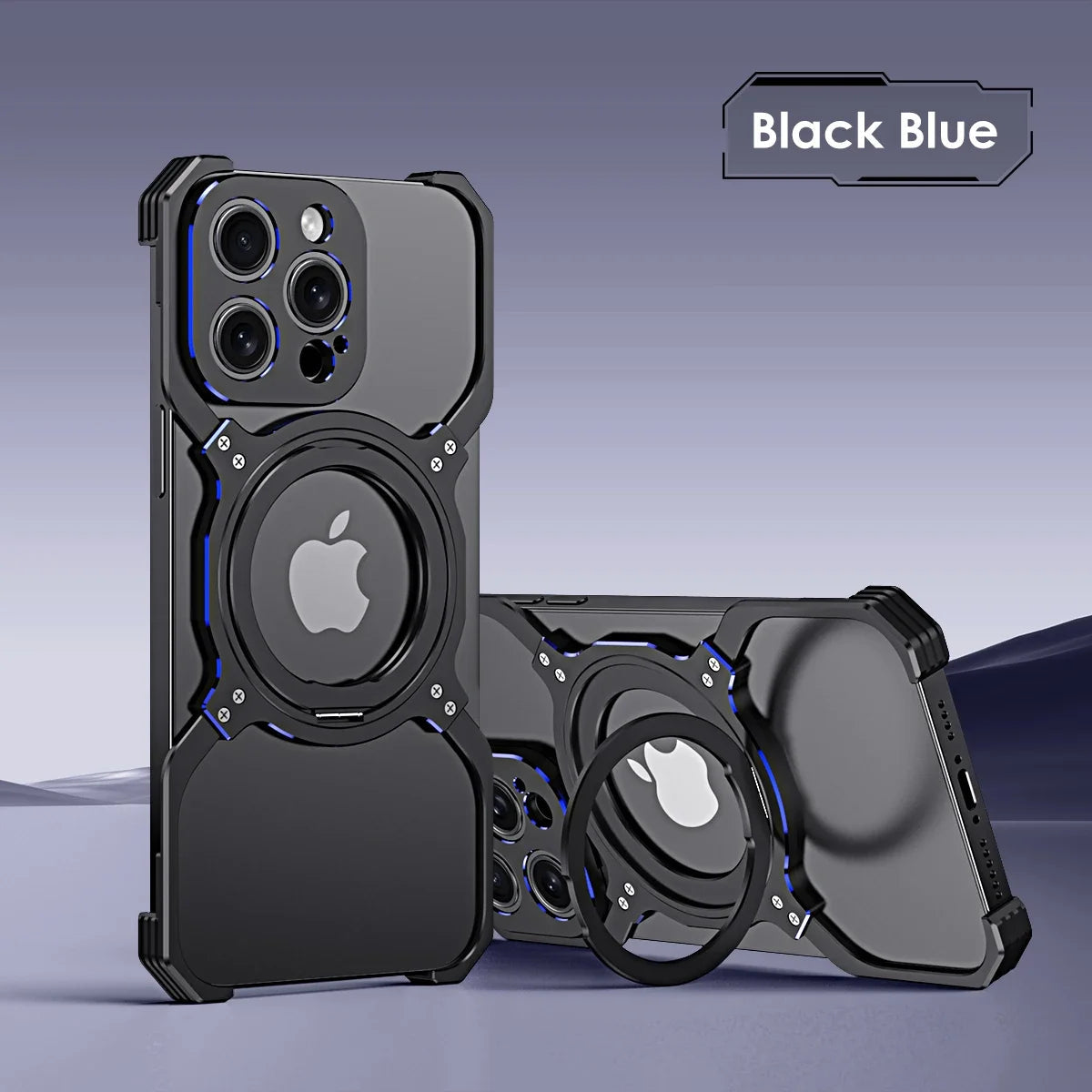 Funda Magnética 360° de Metal – Soporte y Protección para iPhone 13/14/15 Pro Max  Rusoft Innovation