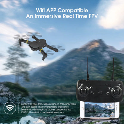 E88/E58 Professional Wide Angle RC Dron HD 4K Camera Mode Foldable Helicopter Aircraft Quadcopter Drone Kid Gift Toys  Rusoft Innovation