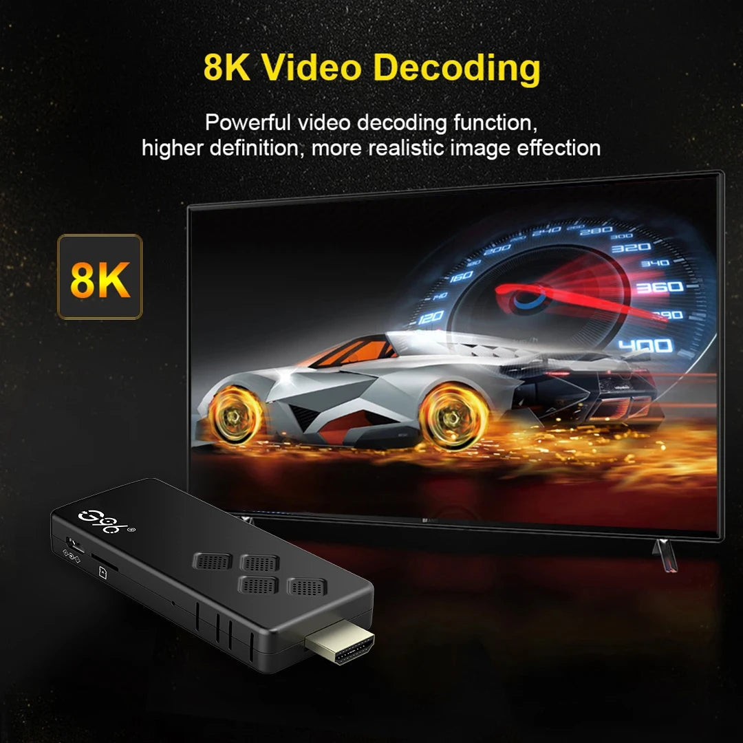 Global Version Android 13 G96 TV Stick 8K HDR Portable Streaming Media 2GB16GB Allwinner H313 Quad Core Multi Language TV Dongle  Rusoft Innovation
