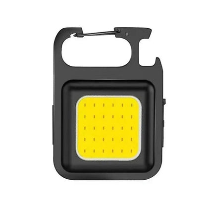 Mini Linterna LED de Llavero 3 en 1 – Luz de Emergencia Recargable con Abrebotellas y Lámpara de Bolsillo  Rusoft Innovation