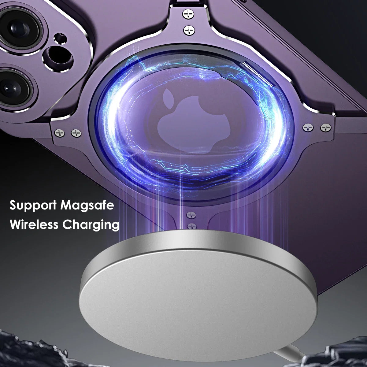 Funda Magnética 360° de Metal – Soporte y Protección para iPhone 13/14/15 Pro Max  Rusoft Innovation