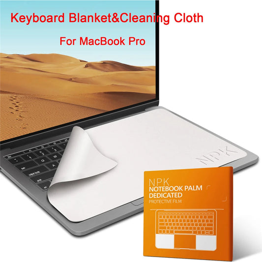 Cubierta Protectora de Microfibra Antipolvo para Teclado y Pantalla de Laptop – Paño de Limpieza Compatible con MacBook Pro 13/15/16 Pulgadas  Rusoft Innovation