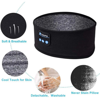 Auriculares Bluetooth Deportivos y para Dormir con Diadema Elástica 2 en 1  Rusoft Innovation