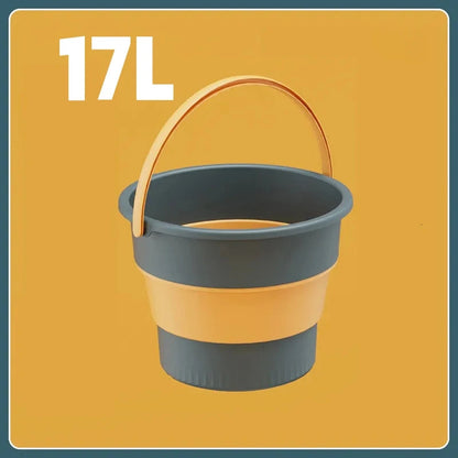 Cubeta Plegable Portátil 5/10/17L – Camping, Pesca y Hogar  Rusoft Innovation