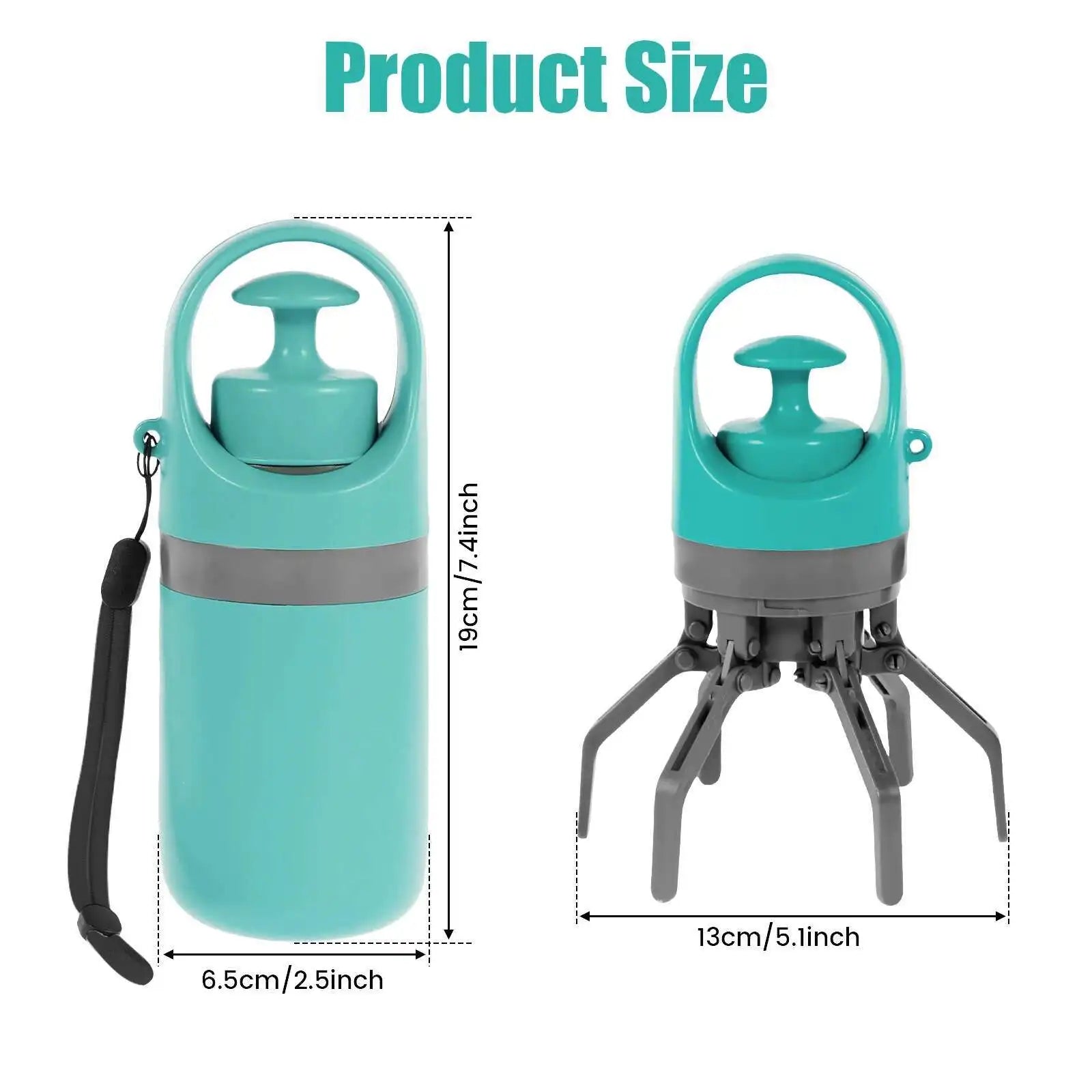 Recogedor Portátil de Excrementos para Perros – Con Bolsas Incorporadas, Diseño Higiénico y Sin Contacto  Rusoft Innovation
