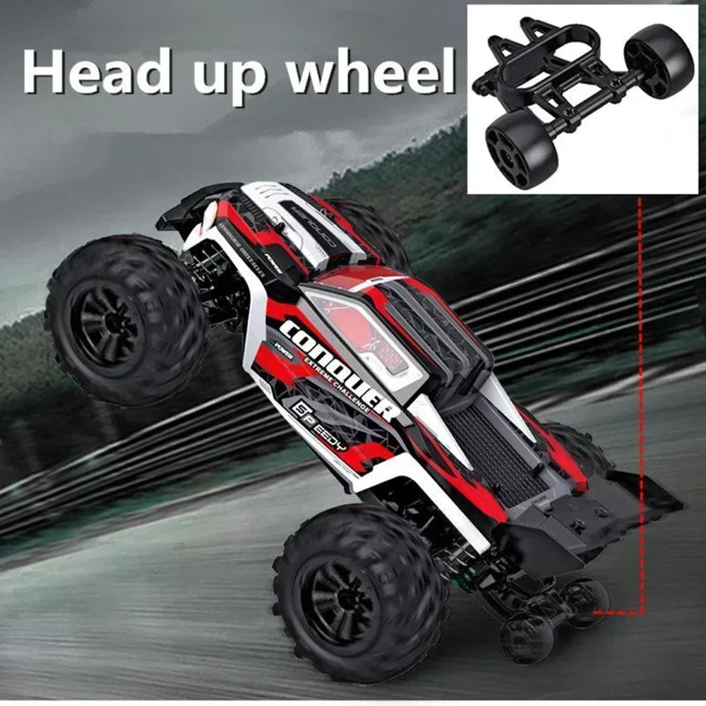 WLtoys Coche RC Escala 1:16 4WD Alta Velocidad 50 km/h – Camión Monstruo Todoterreno a Control Remoto 2.4G para Niños y Adultos  Rusoft Innovation