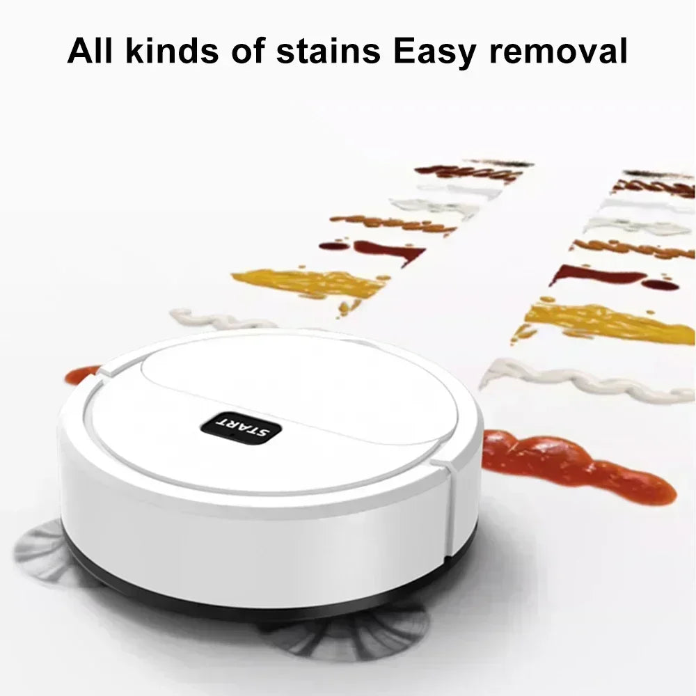 2025 Auto Robotic Vacuum - USB Rechargeable 2-in-1 Sweep & Vacuum - Mini Smart Cleaner for Home & Office  Rusoft Innovation