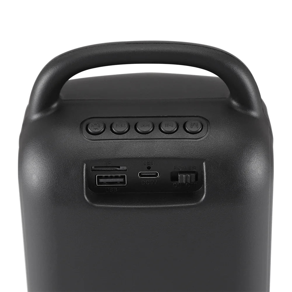 Altavoz Portátil 1000W Party Bluetooth con Subwoofer Dual para Fiesta y Exteriores  Rusoft Innovation