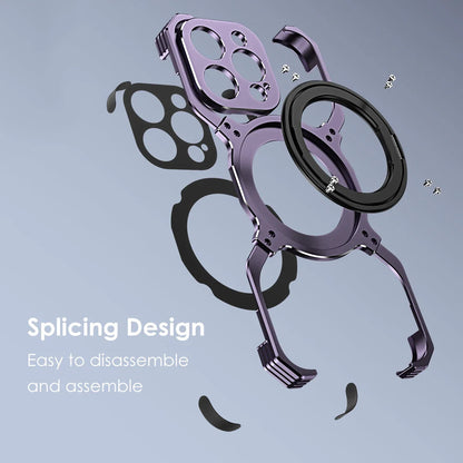 Funda Magnética 360° de Metal – Soporte y Protección para iPhone 13/14/15 Pro Max  Rusoft Innovation