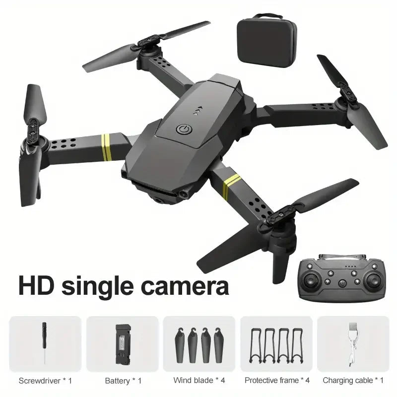 E88/E58 Professional Wide Angle RC Dron HD 4K Camera Mode Foldable Helicopter Aircraft Quadcopter Drone Kid Gift Toys  Rusoft Innovation