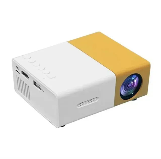 YG300 MINI Projector Portable Home Theater Smart TV Laser Beamer 3D Cinema LED Videoprojector for 4k 1080P Movie Via HD Port  Rusoft Innovation