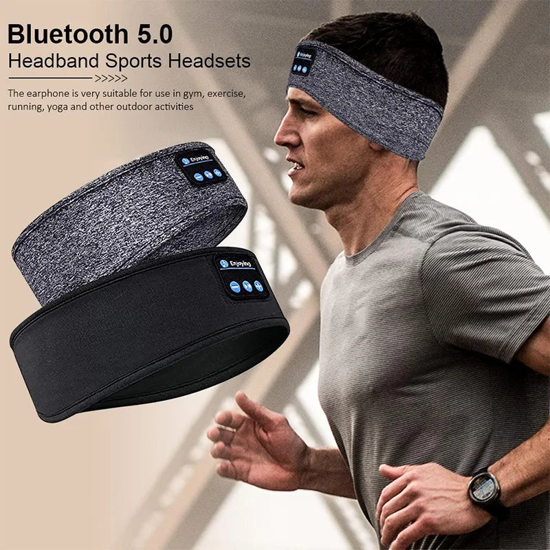 Auriculares Bluetooth Deportivos y para Dormir con Diadema Elástica 2 en 1  Rusoft Innovation