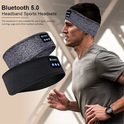 Auriculares Bluetooth Deportivos y para Dormir con Diadema Elástica 2 en 1  Rusoft Innovation