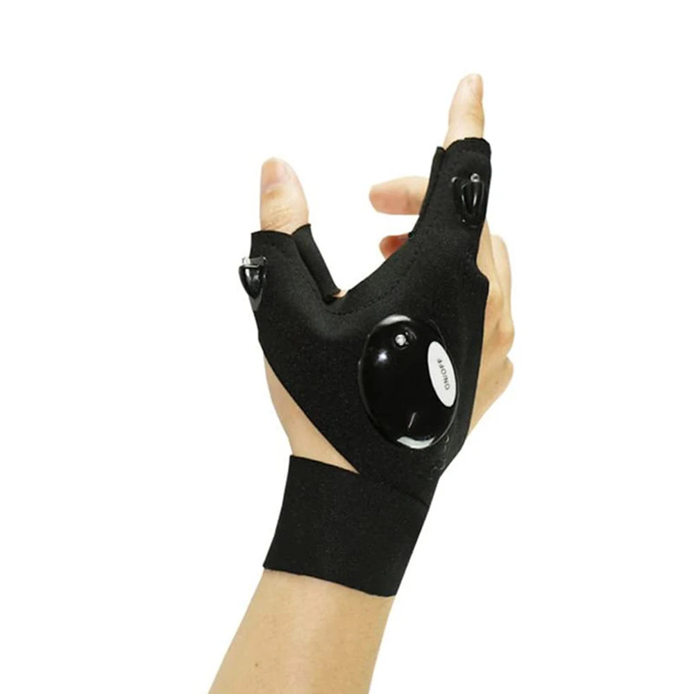 Guantes LED Impermeables para Running, Ciclismo y Camping – Luz Luminosa para Exterior  Rusoft Innovation