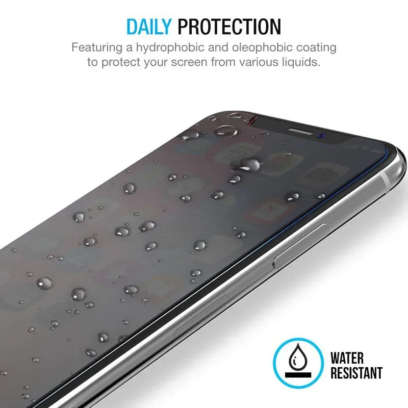 Protector de Pantalla y Carcasa Antiespía 3 en 1 para iPhone 16/15/14/13/12/11/XS/XR  Rusoft Innovation