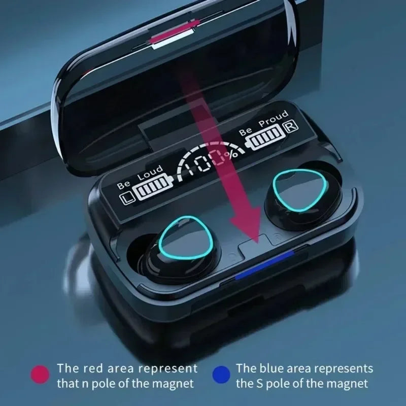 Auriculares Bluetooth M10 Inalámbricos Deportivos Resistentes al Agua  Rusoft Innovation
