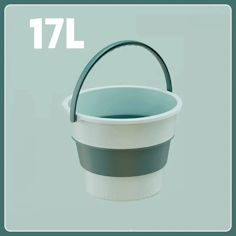 Cubeta Plegable Portátil 5/10/17L – Camping, Pesca y Hogar  Rusoft Innovation
