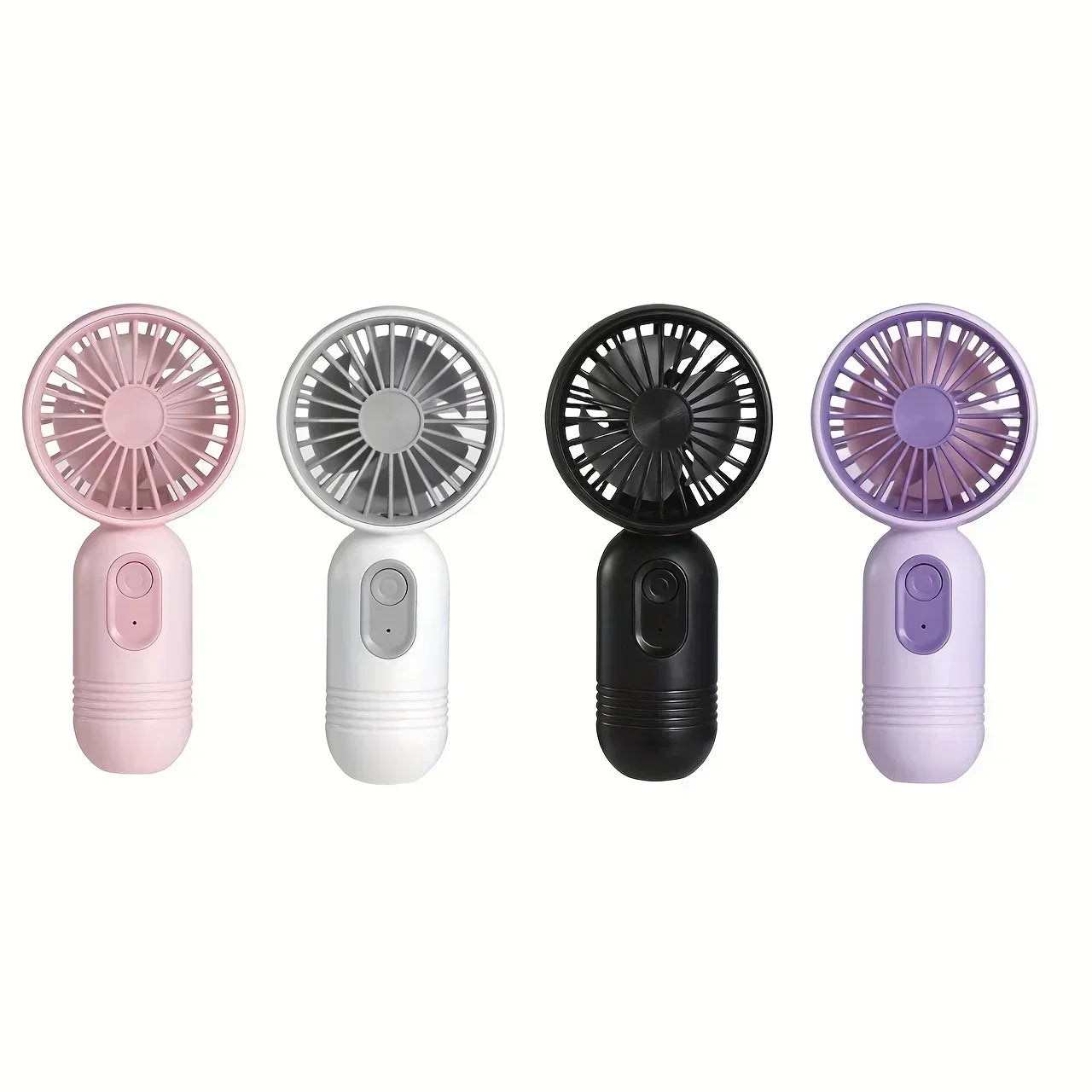 Mini Ventilador Portátil USB Recargable – 3 Velocidades Silencioso, Ventilador de Mano de Viaje para Oficina, Hogar, Camping y Exterior  Rusoft Innovation