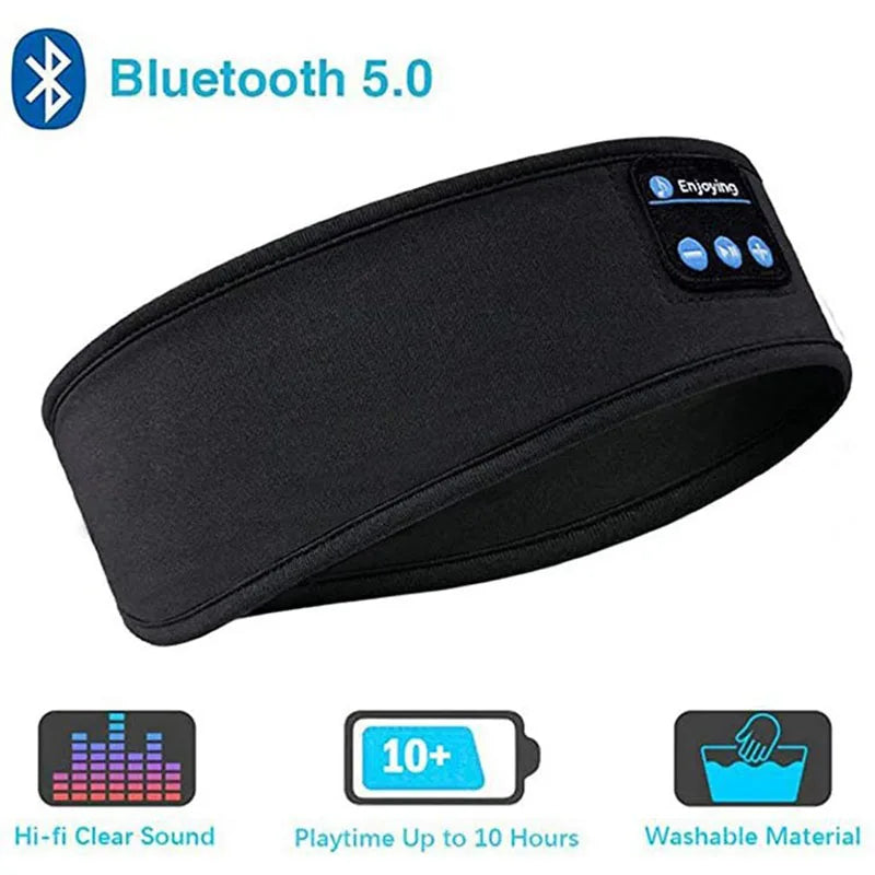 Auriculares Bluetooth Deportivos y para Dormir con Diadema Elástica 2 en 1  Rusoft Innovation