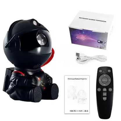 Galaxy Star Projector Night Light – Astronaut-Themed LED Starry Sky Lamp for Bedroom, Home Decor & Kids Gift  Rusoft Innovation