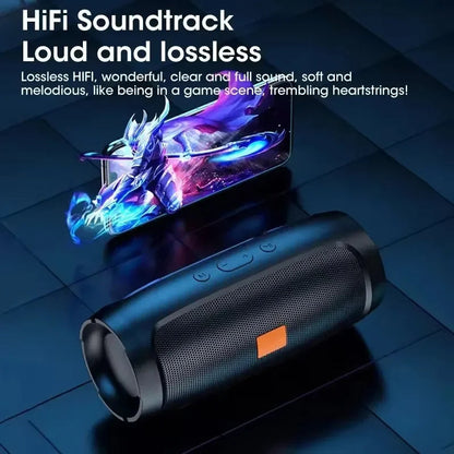 Altavoz Bluetooth Portátil Dual BT Speaker con Subwoofer, Stereo Exterior, TF/USB/FM, Música Inalámbrica 50W  Rusoft Innovation