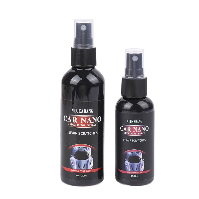 Car Scratch Repair Nano Spray 50/100ml Anti Scratch Hydrophobic Polish Nano Coating Water Displacing Polishing Wax Car Accessori  Rusoft Innovation