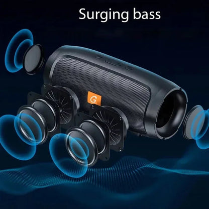 Altavoz Bluetooth Portátil Dual BT Speaker con Subwoofer, Stereo Exterior, TF/USB/FM, Música Inalámbrica 50W  Rusoft Innovation