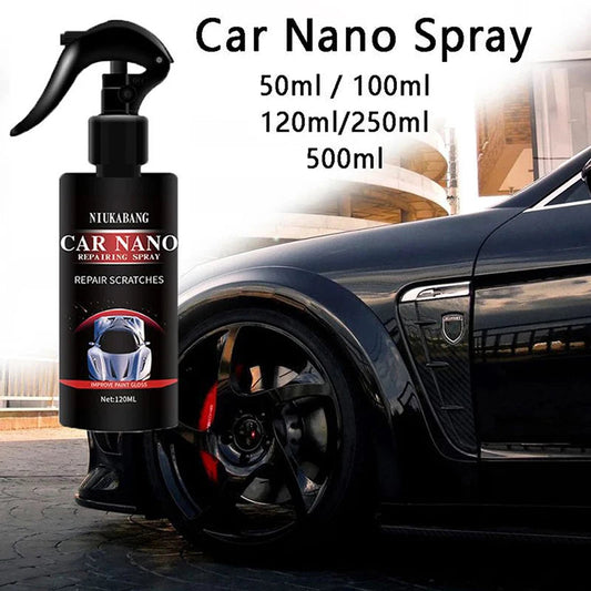 Car Scratch Repair Nano Spray 50/100ml Anti Scratch Hydrophobic Polish Nano Coating Water Displacing Polishing Wax Car Accessori  Rusoft Innovation