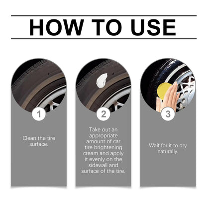 Professional Tire Shine Spray-Car Tire Polish,Uv Protection&Gloss Enhancer For Long-Lasting Shine,Waterless Wash  Rusoft Innovation