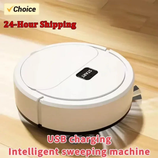 2025 Auto Robotic Vacuum - USB Rechargeable 2-in-1 Sweep & Vacuum - Mini Smart Cleaner for Home & Office  Rusoft Innovation