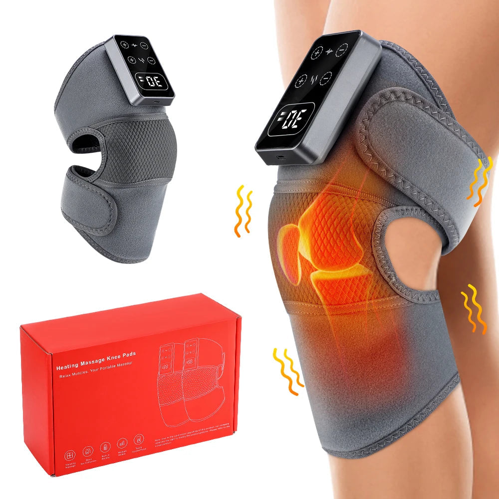 Masajeador Eléctrico de Rodilla y Articulaciones con Compresa Caliente  Rusoft Innovation