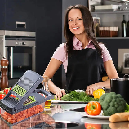 ProChef 16 en 1 Cortador y Rallador Multifuncional  Rusoft Innovation