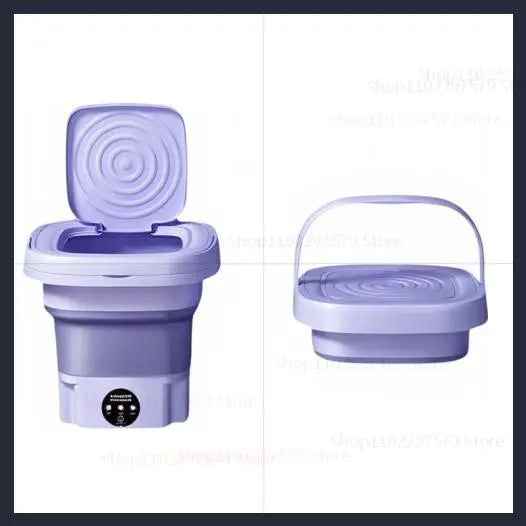 Mini Lavadora Portátil 8L – Ideal para Dormitorios, Viajes y Ropa Delicada  Rusoft Innovation