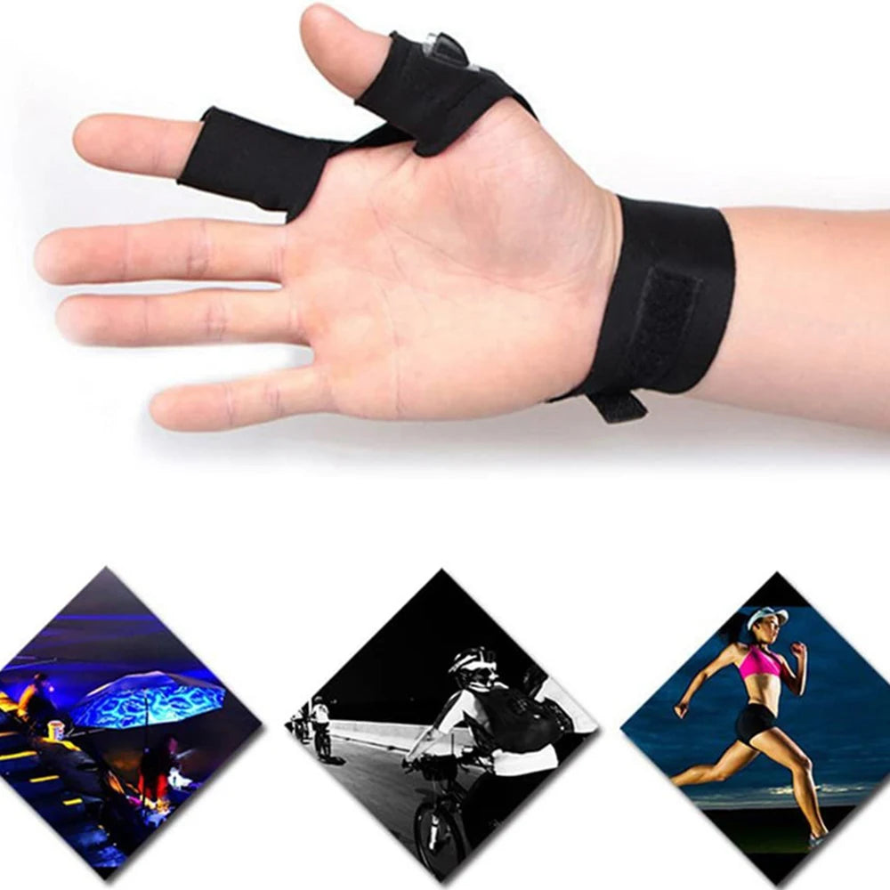 Guantes LED Impermeables para Running, Ciclismo y Camping – Luz Luminosa para Exterior  Rusoft Innovation