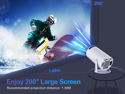 Proyector Magcubic HY300 Pro 200ANSI – Resolución Nativa 720P, WiFi de Doble Banda, Duplicación Inalámbrica de Pantalla, Ideal para Cine en Casa  Rusoft Innovation