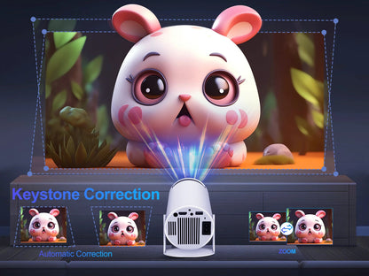 Proyector Magcubic HY300 Pro 200ANSI – Resolución Nativa 720P, WiFi de Doble Banda, Duplicación Inalámbrica de Pantalla, Ideal para Cine en Casa  Rusoft Innovation
