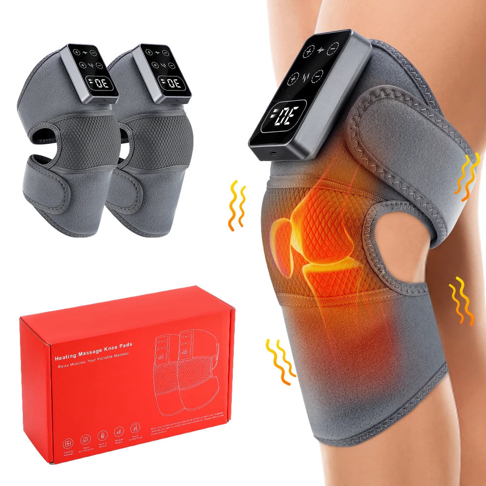 Masajeador Eléctrico de Rodilla y Articulaciones con Compresa Caliente  Rusoft Innovation