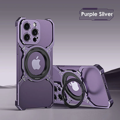 Funda Magnética 360° de Metal – Soporte y Protección para iPhone 13/14/15 Pro Max  Rusoft Innovation