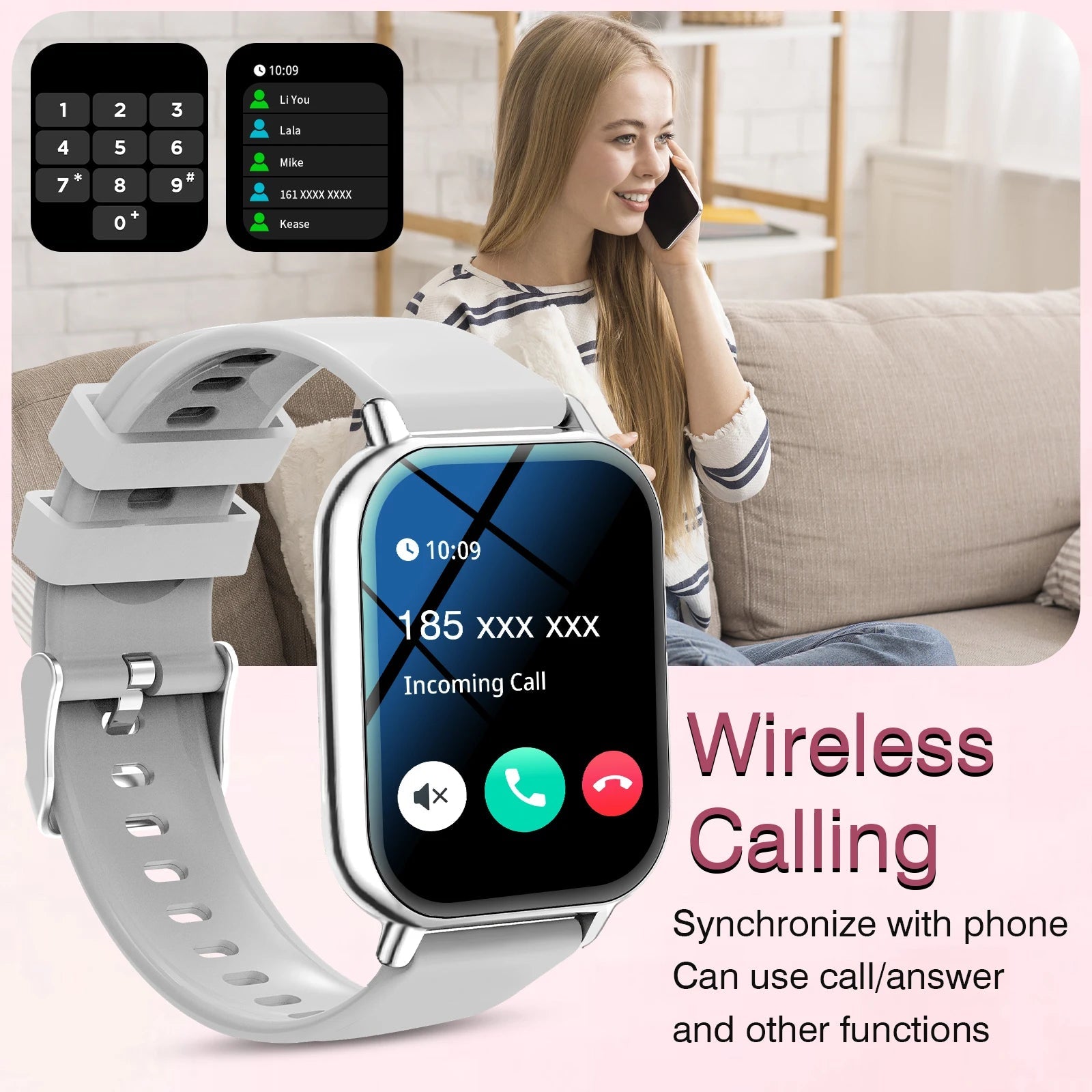Reloj Inteligente Unisex 2.01” – Smartwatch con Llamadas Bluetooth, Monitor de Actividad, Deportes y Salud, Compatible con iOS y Android  Rusoft Innovation