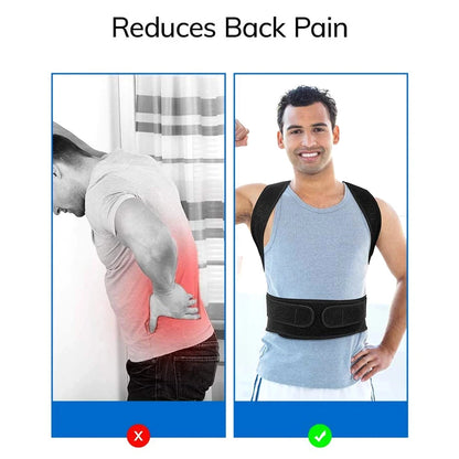 Corrector de Postura Ajustable para Espalda – Enderezador Ergonómico para Hombres y Mujeres, Corrección de Escoliosis y Joroba  Rusoft Innovation